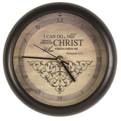 Image of I Can Do All Things – Wall Clock