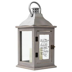 Image of WELCOME TO OUR HUMBLE HOME Lantern
