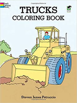 Image of Trucks Coloring Book -Dover Design Coloring Books