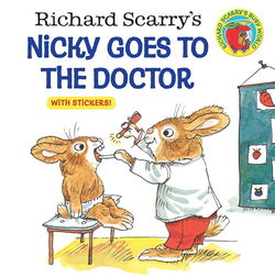 Image of Richard Scarry’s Nicky Goes to the Doctor w/Stickers