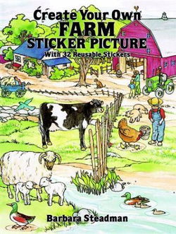 Image of Create Your Own Farm Sticker Picture: With Full-Color Background