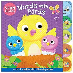 Image of Words with Birds (First Tabbed Board Book)