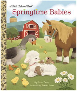Image of Springtime Babies Little Golden Book Hardcover