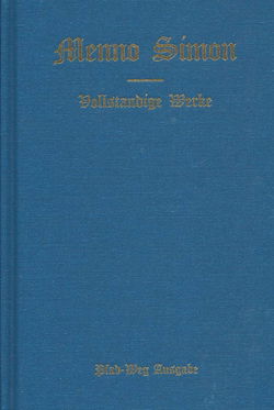 Image of Menno Simon -German Vollsätndige Werke