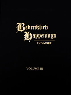 Image of Bedenklich Happenings Volume 3