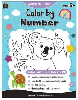 Image of Watch Me Learn: Color By Number
