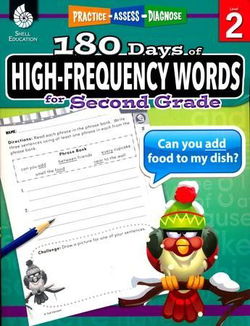 Image of 180 Days of High-Frequency Words for Second Grade
