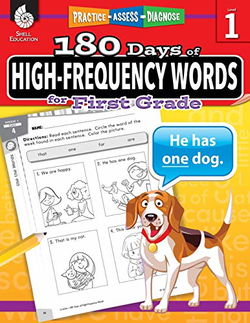 Image of 180 Days of High-Frequency Words for First Grade