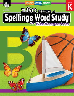 Image of 180 Days of Spelling and Word Study for Kindergarten