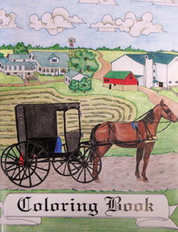 Image of Colouring Book: Horse & Buggy