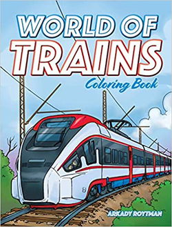Image of World of Trains Coloring Book