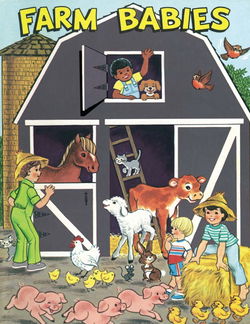 Image of Colouring Book: Farm Babies