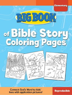 Image of Big Book of Bible Story Coloring Pages for Elementary Kids