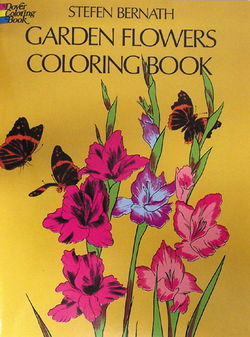 Image of Garden Flowers Coloring Book -Color Your World