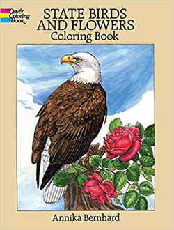 Image of State Birds and Flowers Coloring Book