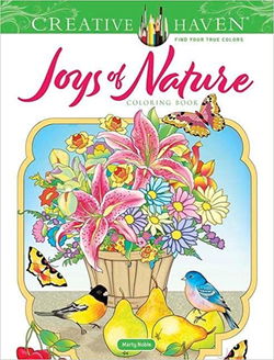 Image of Joys of Nature Coloring Book -Creative Haven Coloring Book