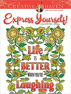 Image of Creative Haven Express Yourself! Coloring Book