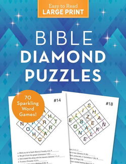 Image of Bible Diamond Puzzles Large Print: 70 Sparkling Word Games!