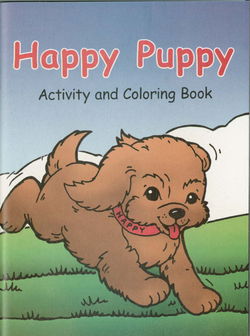 Image of Colouring Book: Happy Puppy Activity & Color -Mini