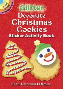 Image of Glitter Decorate Christmas Cookies Sticker Activity Book -Dover Little