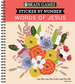 Image of Words of Jesus Sticker by Number
