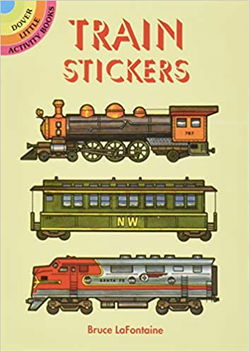 Image of Train Stickers -Dover Little Activity Books Stickers