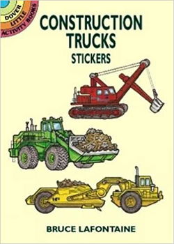 Image of Construction Trucks Stickers -Dover Little Activity Books