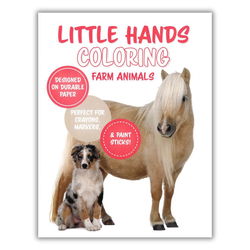 Image of Little Hands Coloring Farm Animals