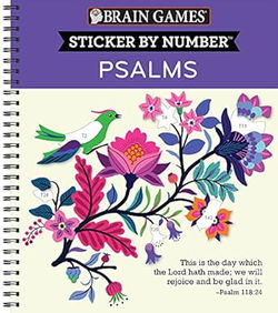 Image of Brain Games – Sticker By Number Psalms