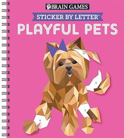 Image of Brain Games – Sticker By Letter Playful Pets