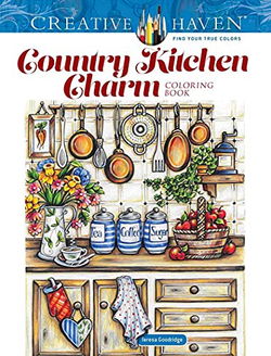 Image of Creative Haven Country Kitchen Charm Coloring Book