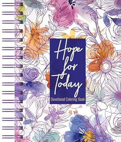 Image of Hope for Today:80 Days of Strength for Depression & Anxiety -Coloring Devotional
