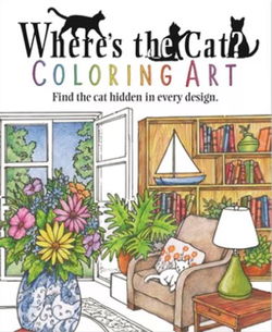 Image of Where’s The Cat Coloring Art