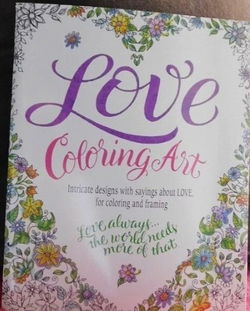Image of Love Coloring Art