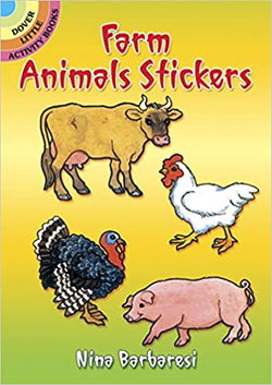 Image of Farm Animals Stickers -Dover Little Activity Books