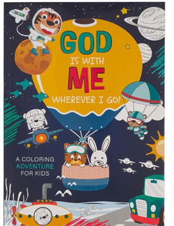 Image of Coloring Book for Kids God is with Me wherever I Go