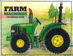 Image of Farm Machines Colouring Book