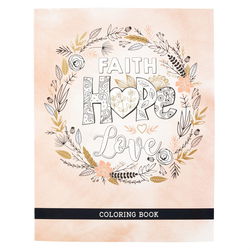 Image of Coloring Book Faith Hope Love