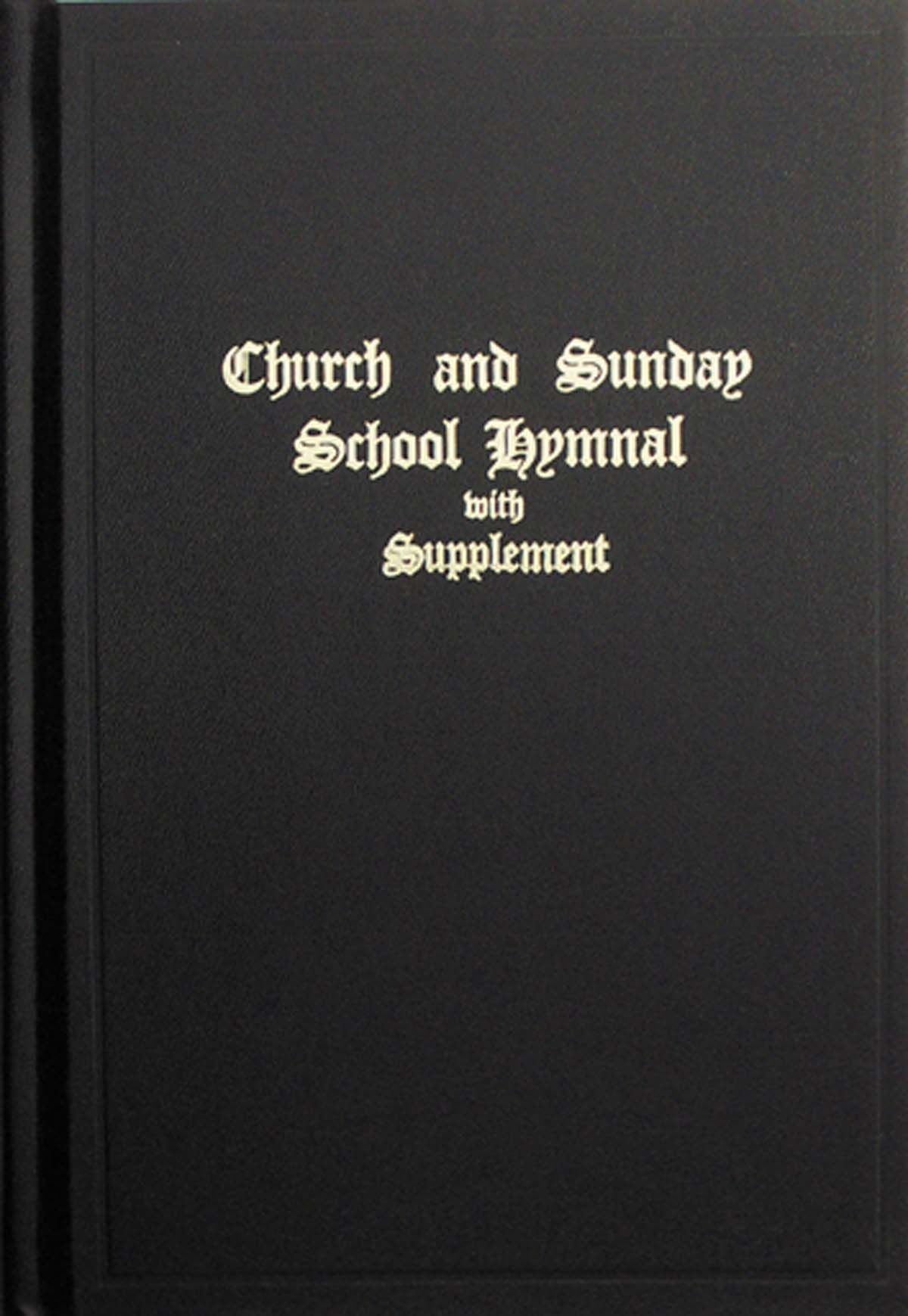 Image of Church & Sunday School Hymnal with supplement