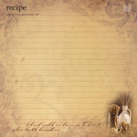Image of Simply Organized 6 x 6 Recipe Card Two Sided 25 Pkg