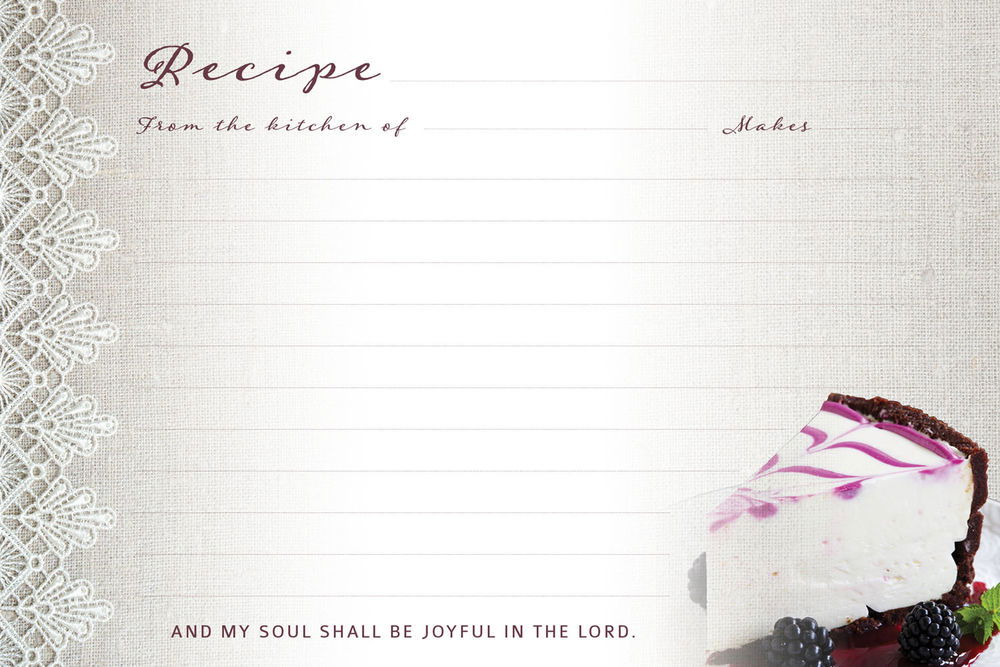 Image of Cheesecake Recipe Cards -Pkg of 50 recipe cards discontinued