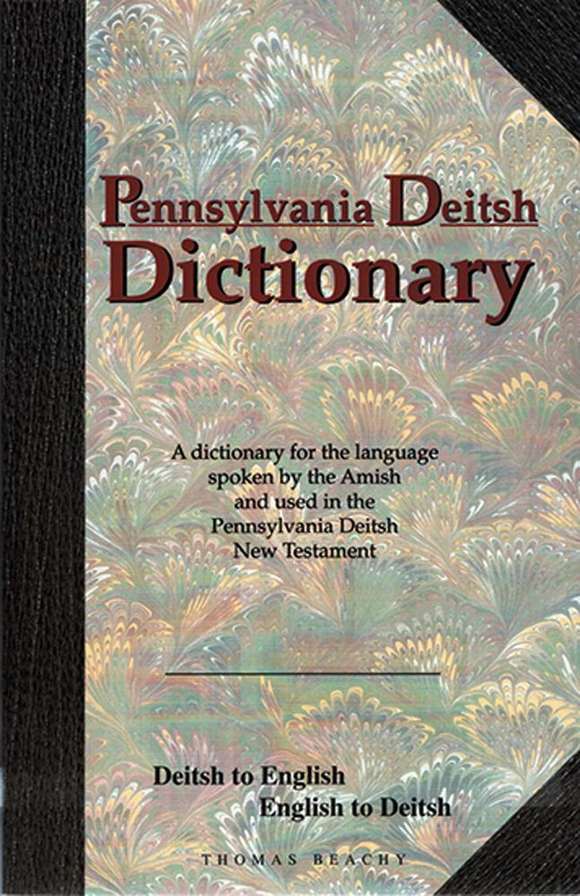 Image of Pennsylvania Deitsh Dictionary-English to Deitsh