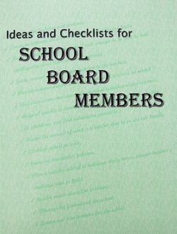 Image of Ideas and Checklists for School Board Members