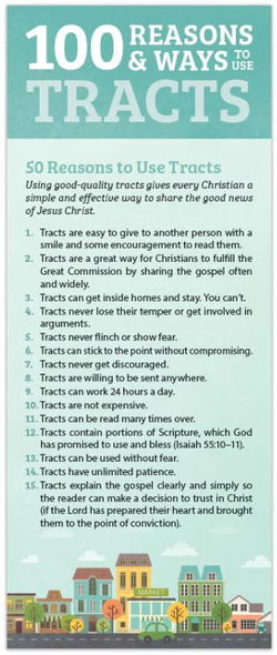 Image of Tracts: 100 Reasons And Ways To Use Tracts – 100 Pk KJV