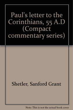 Image of Paul’s letter to the Corinthians, 55 A.D -Compact commentary series