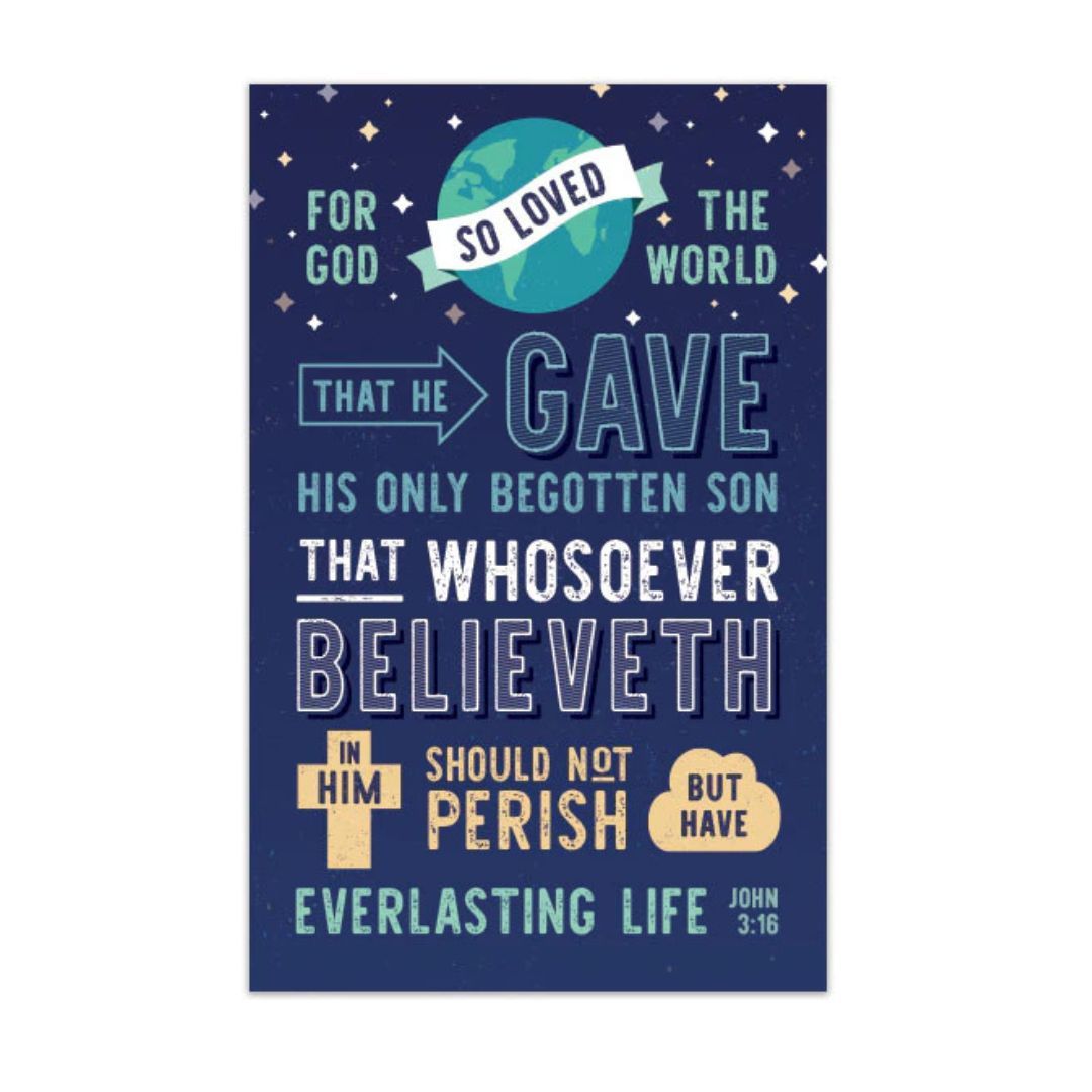 Image of Tract: God’s Way of Salvation (John 3:16) 100pk NIV