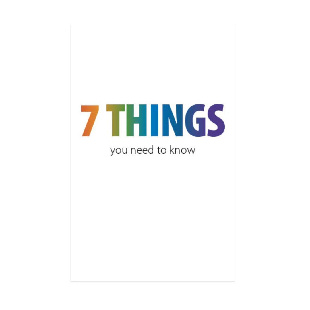 Image of Tract: 7 Things You Need To Know 100pk NKJV