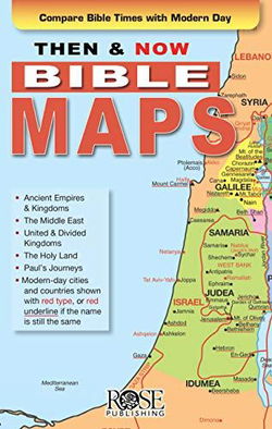 Image of Pamphlet Then & Now Bible Maps: Compare Bible Times with Modern Day