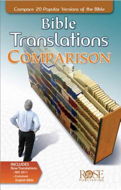 Image of Bible Translations Comparison pamphlet