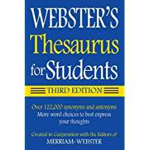Image of Webster’s Thesaurus for Students -Paperback